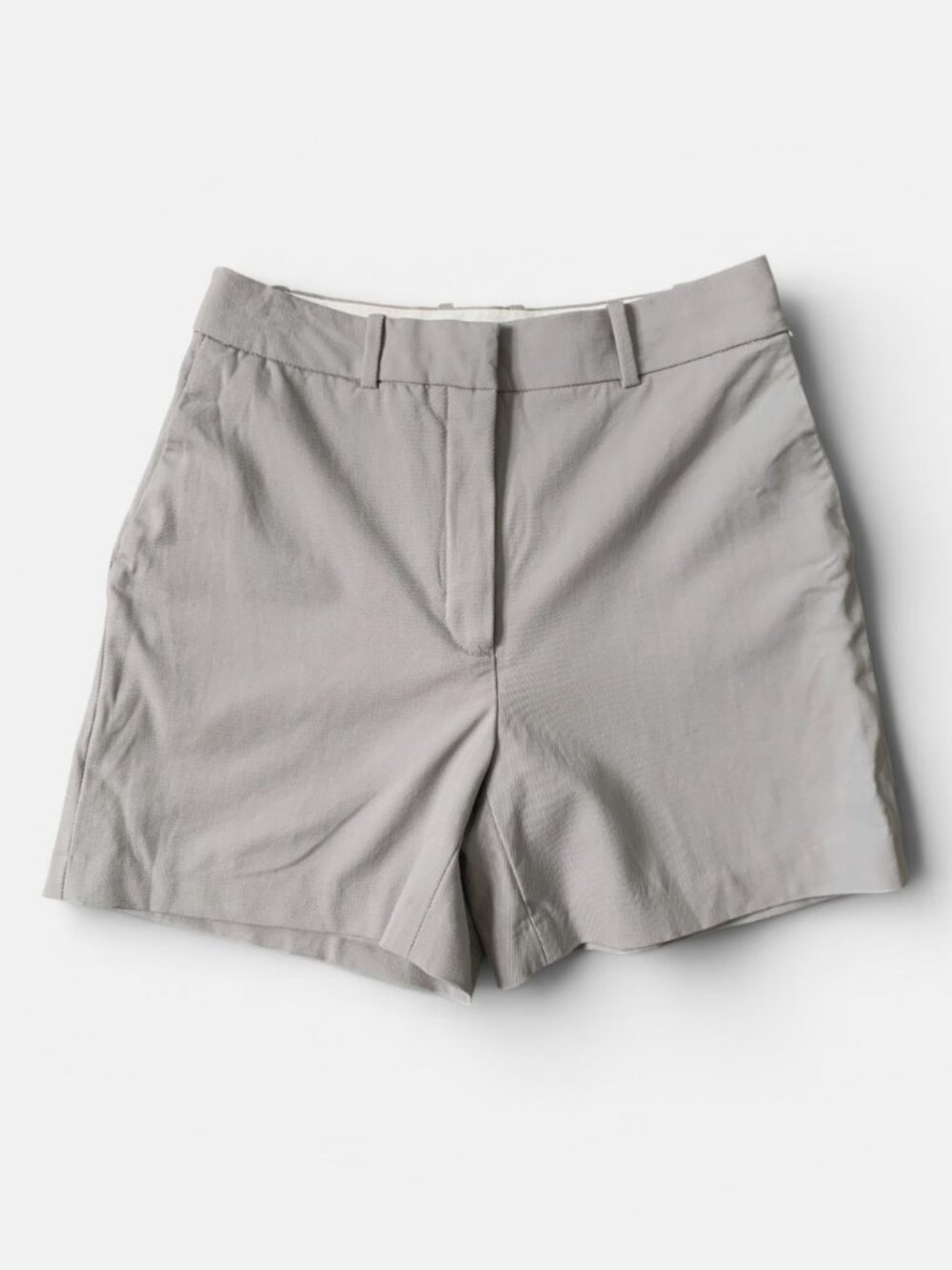 Babaton Atelier Aritzia Wool Blend Tailored Shorts Gray Taupe Size 6